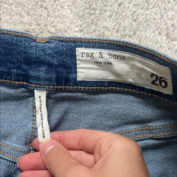 Rag & Bone Wren High Rise Ankle Slim Jeans - Picture 6 of 13